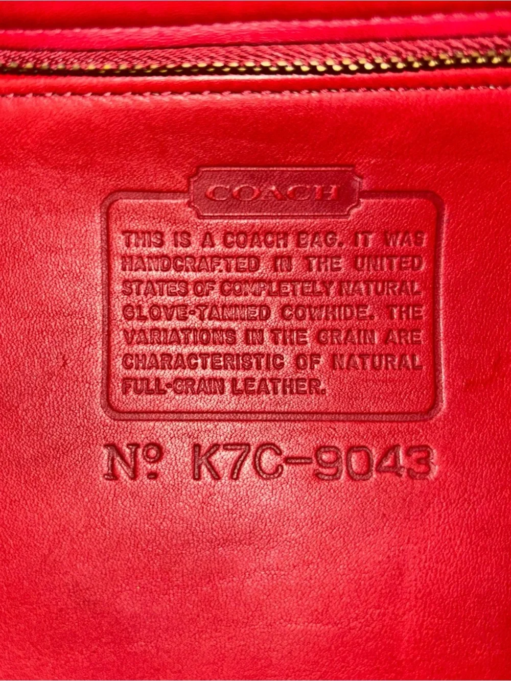 Coach authentic vintage